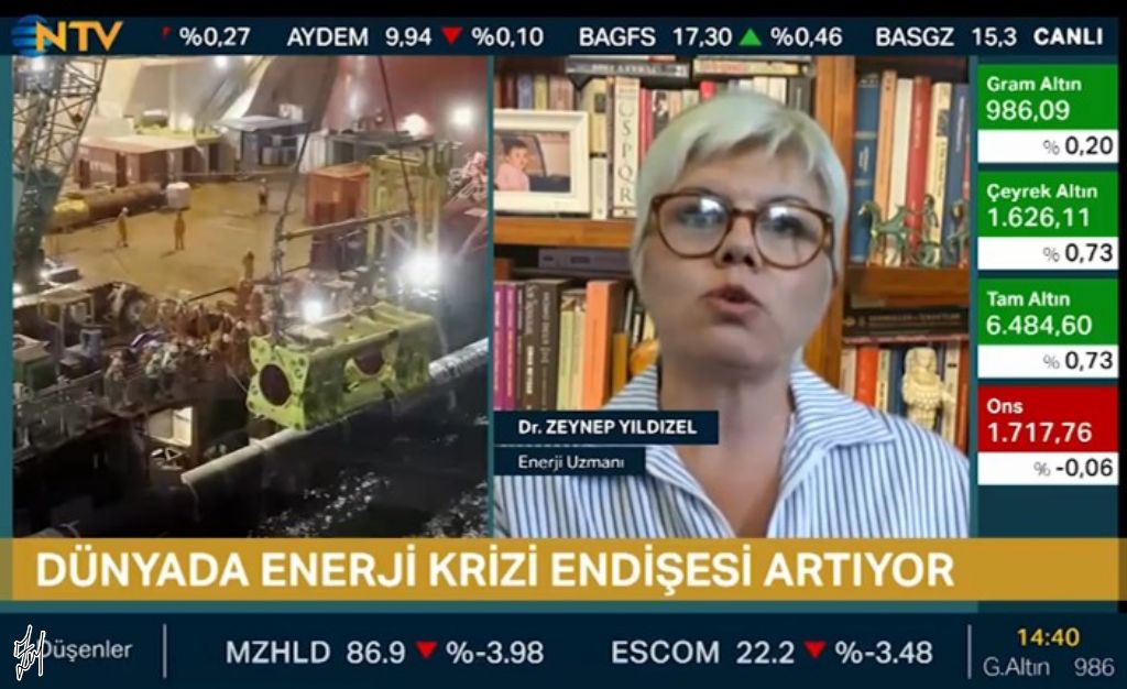 Avrupa Enerji Krizi NTV`ye Değerlendirdim