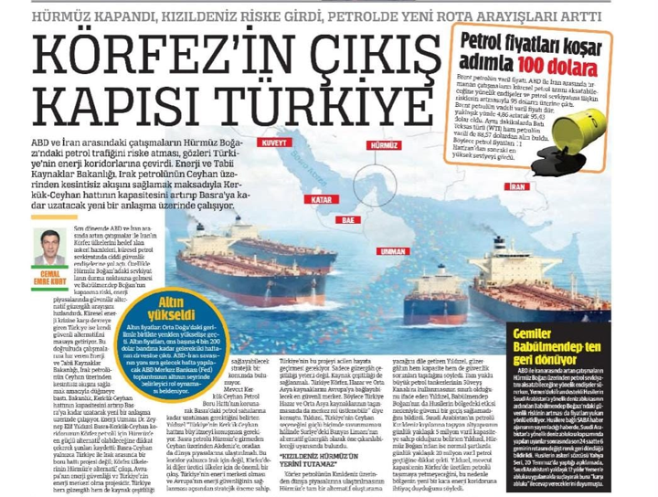 Körfez Çıkış Kapısı Türkiye_ Türkiye Gazetesi 23 Temmuz 2026