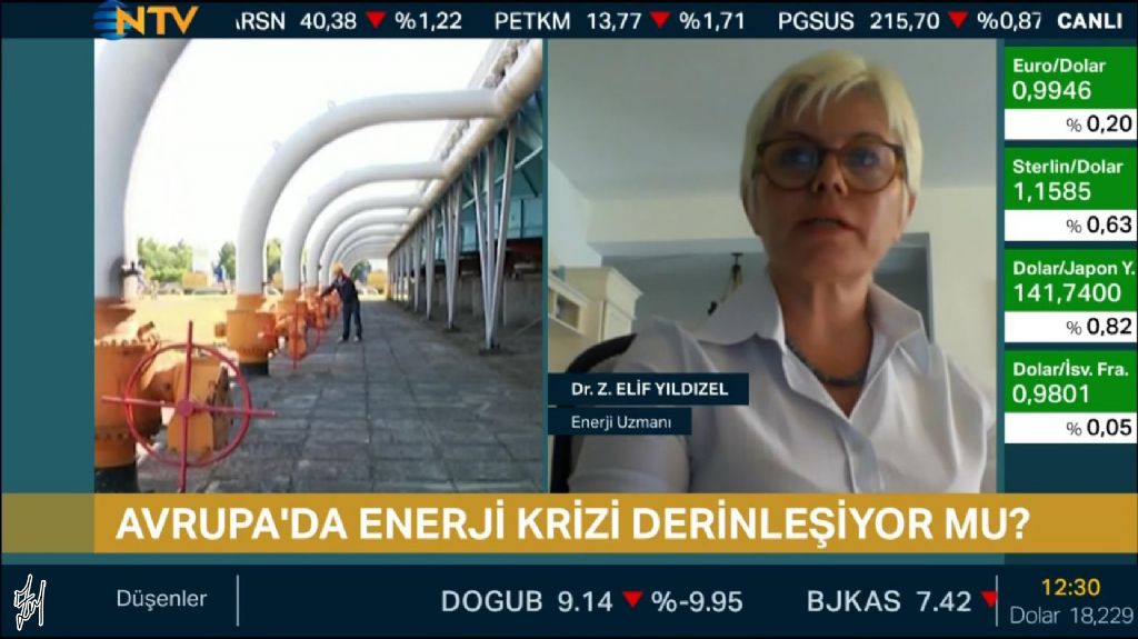 NTV Piyasa Ekranı Avrupa Enerji Krizi